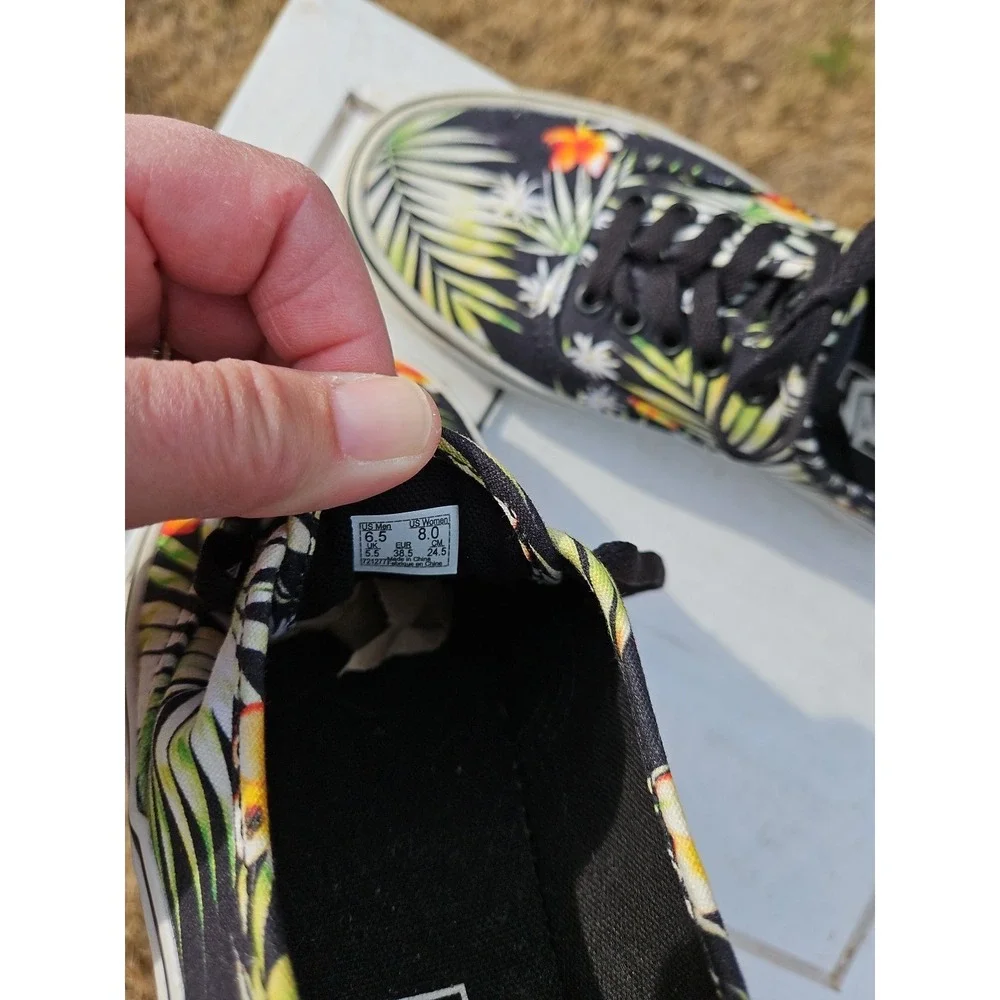 Vans‎ Era Tropical Palm Floral Print Sneakers M 6.5/W 8